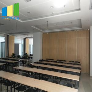Library School Sliding Folding Partition Walls Soundproof Aluminum Alloy Profile