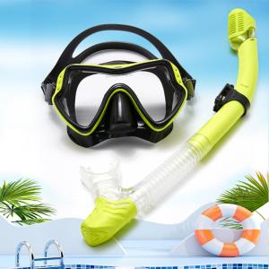 Buy cheap Snorkeling Gear for Adults, Snorkel Set Scuba Diving mask Dry-Top,Nose Cover, HD Tempered Glass Panoramic Anti-Leak Anti-Fog, from wholesalers