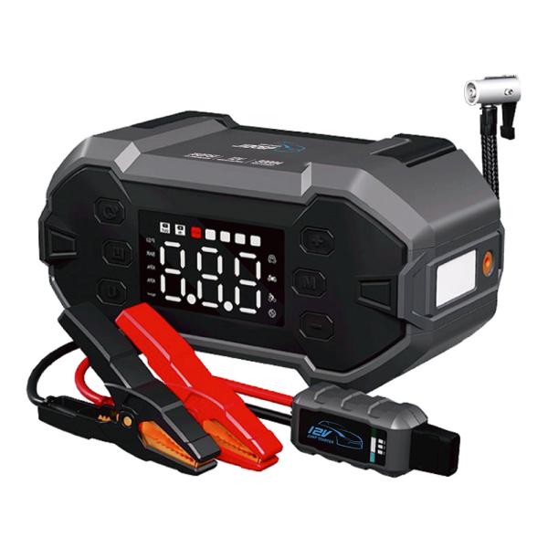 Buy cheap Multi-Function Car Booster Power Bank Jump Starter with Air Compressor and USB Output from wholesalers