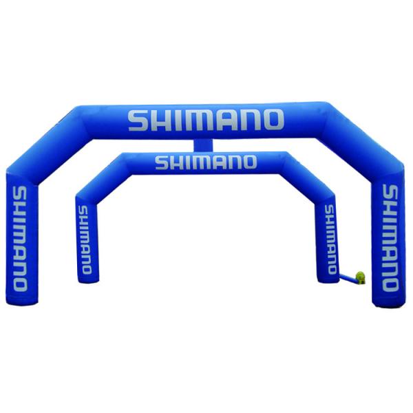 10m simple halloween advertising inflatables marathon race inflatable rainbow