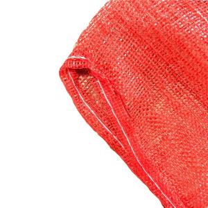 Convenient Drawstring PP Leno Mesh Bags for 50kg Fruit and Vegetable Packaging