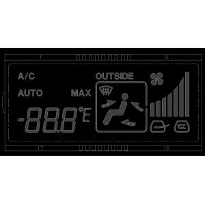 Buy cheap Automotive Air Conditioning Controller HTN LCM Lcd Seven Segment Display from wholesalers