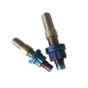 Buy cheap CNC Titanium Exhaust Manifold Stud Kit Burnt Blue GR5 from wholesalers