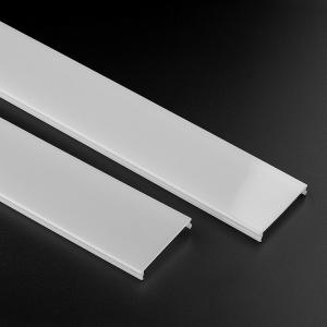 Big 70*32mm Oblong Recessed LED Strip Channel Diffuser Anodized