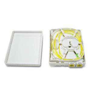 Buy cheap 2 Cores Indoor Fiber Optic Terminal Box Wall Mounted 86mm Size from wholesalers