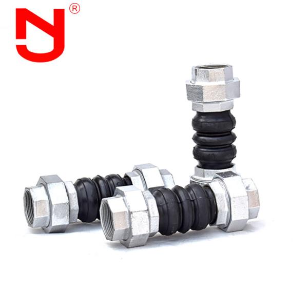EPDM Stainless Steel Screwed Union Bspt Threaded Joint Rubber Pipe Fittings