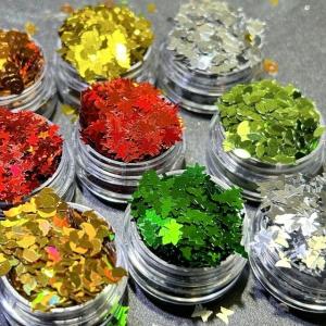 Buy cheap High Temperature Resistance 180-200°C Graduation Occasion 6 Petal Shapes Glitter for Cactus Maple Leaf and Glasses from wholesalers