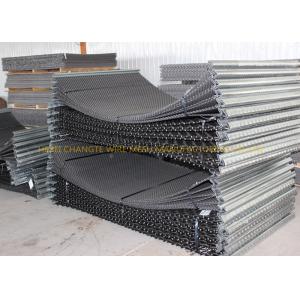 Anti Clogging Diamond Hole 72A Steel Woven Mesh Screen