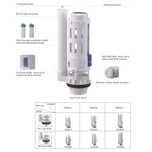 G3/8" Piston adjustable toilet fill valve For Toilet Cistern Mechanism