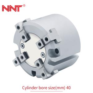 Round Objects Pneumatic Cylinder Gripper 4 Jaw Easy Maintenance