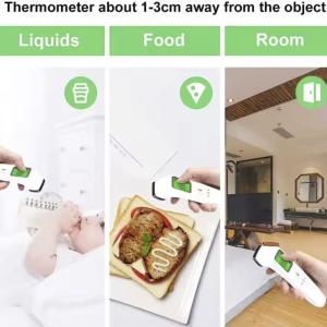 Digital Non Contact Accurate Infrared Forehead Thermometer With Three Color