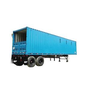 Buy cheap 2 Axle Payload 40t Cargo Semi Trailer Vehicle Container Mechanical Suspension from wholesalers