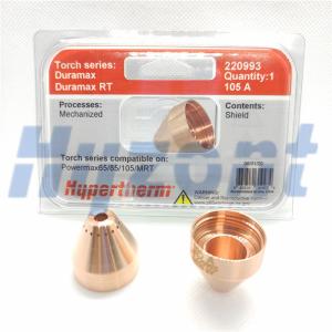 Buy cheap Hypertherm 220993 Shield 105 A Mechanized Plasma Torch Consumables from wholesalers