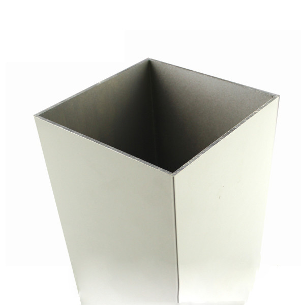 Quality Milky White Machined Aluminium Profiles ,  High Hardness Aluminium Louver Frame for sale