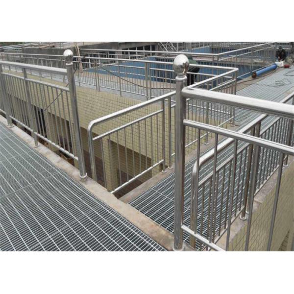 Quality 25x5 Galvanized Walkway Grating / 75mm Pitch Bearing Bar Grating for sale