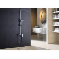 Buy cheap Round Plastic Overhead Rainfall Shower System Single Handle Easy To Clean product