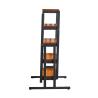 Buy cheap Metal Rack 5 Tier E1 MDF Mahogany Wooden Folding Dining Tables from wholesalers