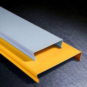 Buy cheap C Strip Aluminum Metal Ceiling Customized Size And Color 16mm Height from wholesalers