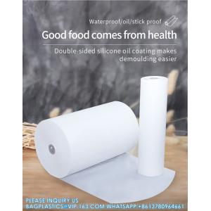 Silicone Coated Parchment Baking Paper Jumbo Roll, Non-Stick Greaseproof