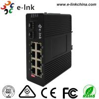 Buy cheap 48VDC Industrial Ethernet POE Switch 8 RJ45 Ports 2 SFP Ports Redundant Power Inputs product