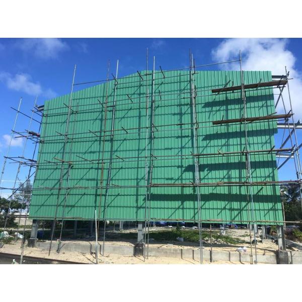 Quality S275 Material Garage Steel Frame , Industrial Garage With Hot Dipped Galvanizing for sale