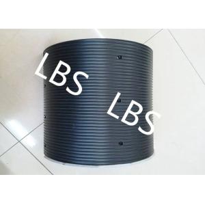 Buy cheap Fully Machined Bolted Connection Wire Rope Sheaves Black Polymer Material from wholesalers
