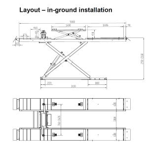Buy cheap AA4C 5.0T 4.8M runway alignment scissor lift with slide rolling jack AA-ALSL8250AL from wholesalers