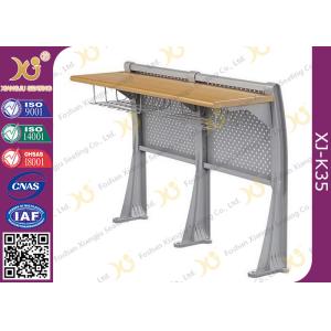 University Steel Book Holder Lecture Room Seating With Writing Desk