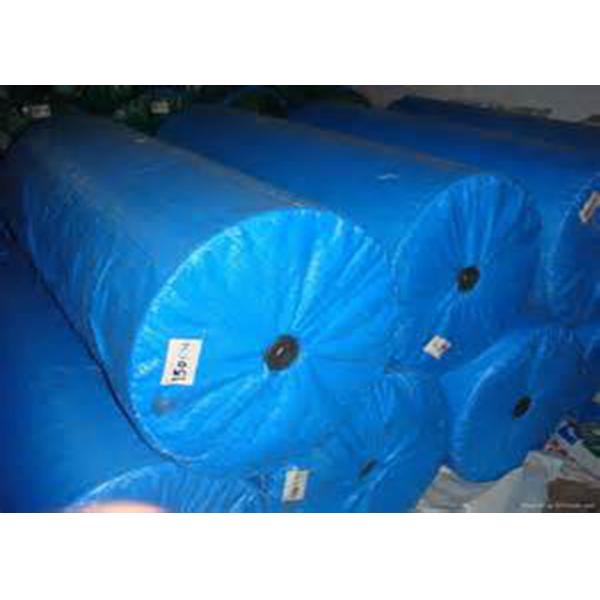 Moisture Proof Polypropylene Woven Fabric Roll , Offset Printing Woven Poly