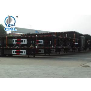 Buy cheap 40 Feet Container Carrying flatbed Semi Trailer Trucks With JOST Landing Leg from wholesalers