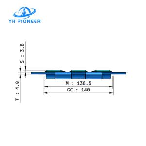 Buy cheap Stainless Steel Conveyor Double Hinge Chain For Shock Absorption Noise Reduction from wholesalers