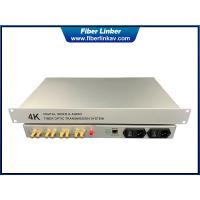 Buy cheap Broadcast 4K resolution 12G-SDI Fiber Converter with Gigabit Ethernet over CWDM product