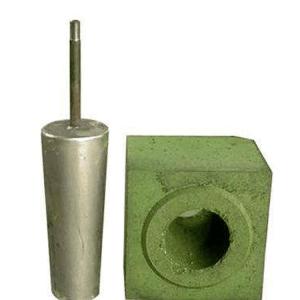 High Blowing Rate Ladle Gas Permeable Brick , Corundum Brick Safe Reliable