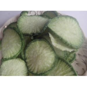 Buy cheap Palm Oil Dried Fruits Vegetables Healthy Crispy Green Radish Chips from wholesalers