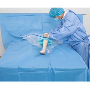 Buy cheap MAYO Surgical Knee Arthroscopy Drape Pack PE Coated Nonwoven Fabric from wholesalers