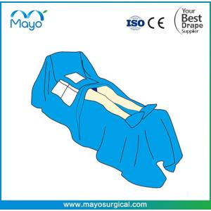 China FDA Approval Cardiovascular Drape Set Surgical Thoracic Drape Pack on sale