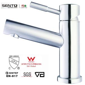 Buy cheap SENTO Watermark basin mixer with sigle handle from wholesalers