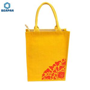 Buy cheap Custom Printed Recyclable Textile Jute Linen Grocery Bags from wholesalers