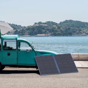 Buy cheap 100W Portable Solar Panels for Camping from wholesalers