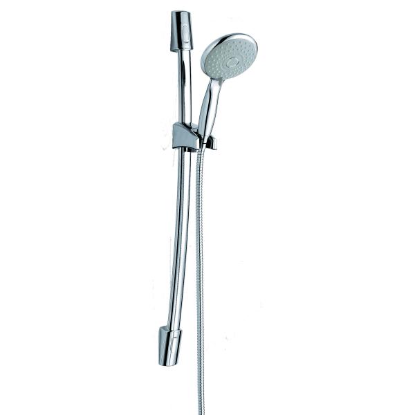Buy cheap Chrome Modern Adjustable Shower Riser Rail Kit with One Sprays from wholesalers
