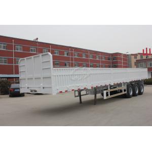 9.00-22.5 Rim Tri Axles Drop Side Wall Semi Trailer for Cargo Transport in