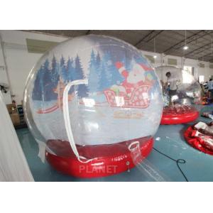4M 5M Inflatable Bouncing Snow Globe Photo Booth With Blower