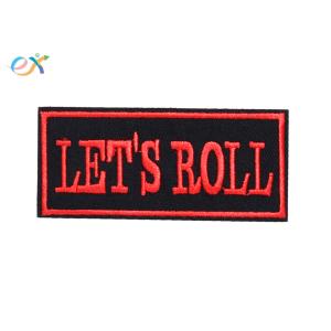 Buy cheap Black Bottom Custom Rectangle Patches Rectangle Shape Pantone Color For Shirts from wholesalers