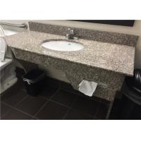 Buy cheap G664 Bainbrook Brown Granite Vanity Tops 49" With Apron And Tissue Hole product