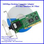 Buy cheap PCI Bus Interface, 100Mbps Desktop Computer Fiber Optic Network Adapter, VIA VT6105M Chipset, SC Fiber from wholesalers
