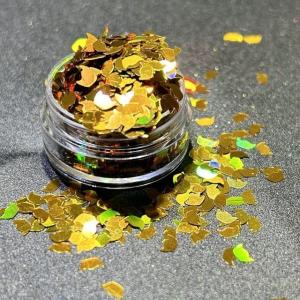 Buy cheap High Temperature Resistance 180-200°C Graduation Occasion 6 Petal Shapes Glitter for Cactus Maple Leaf and Glasses from wholesalers