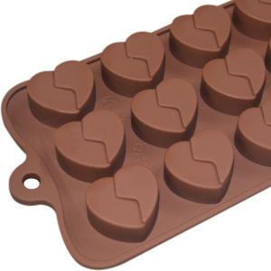 Buy cheap LFGB Custom Chocolate Molds Heart Shaped Mousse Cake Silicone Mold from wholesalers