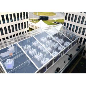 Transparent Sidewall Romantic Large Wedding Tents Aluminum Alloy Structure