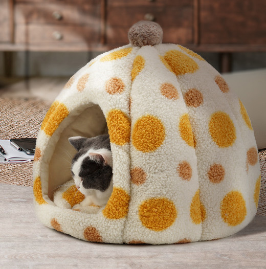 Quality Machine Washable Small Kitten Bed With Waterproof Bottom for sale