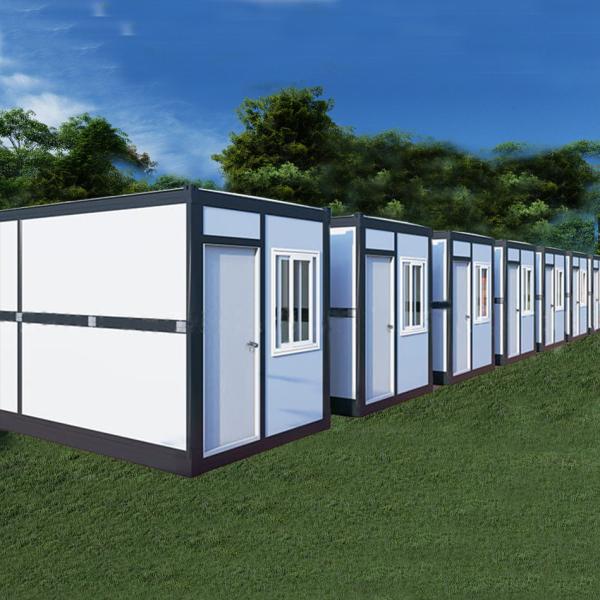 Buy cheap Modular Fold Up House Sandwich Panel Fireproof Foldable Expanding Cabin from wholesalers